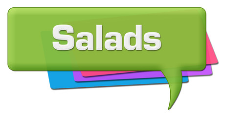 Salads Green Colorful Comment Symbol 