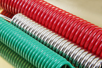 new metal springs texture background