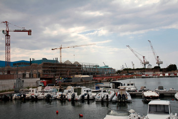 sightseeing in the port city livorno
