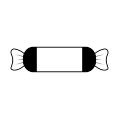 halloween sweet candy isolated icon