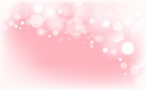 Pink background bokeh pastel style that is used as a component of the work using as a background and wallpaper