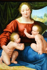 Madonna con Bambino e San Giovanni Battista - Cesare da Sesto