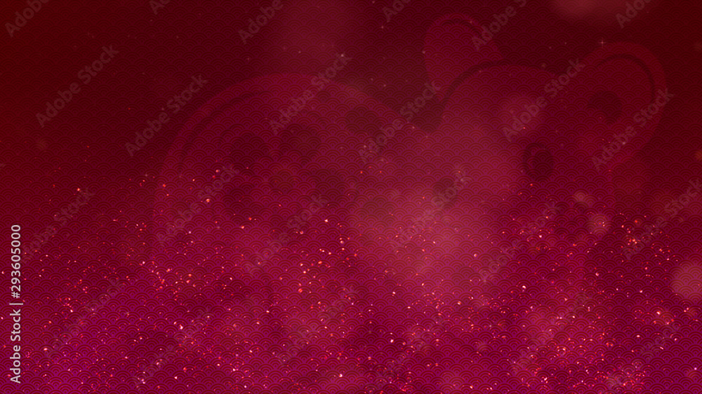 Poster chinese new year, year of the rat 2020 also known as the spring festival. digital particles backgrou