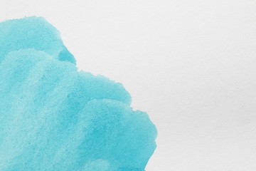 Abstract blue pastel tones in left corner
