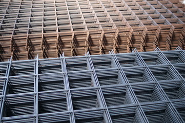 Wire mesh for foundation concrete work