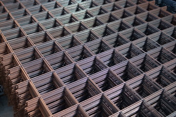 Wire mesh for foundation concrete work