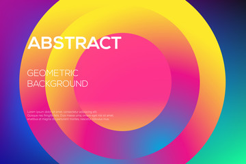 Vector modern futuristic gradient layout, cover