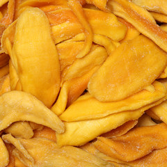 Mango. dry mango background