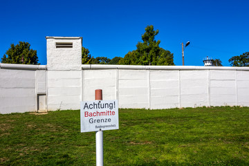 Innerdeutsche Grenze bei Mödlareuth, Deutschland 