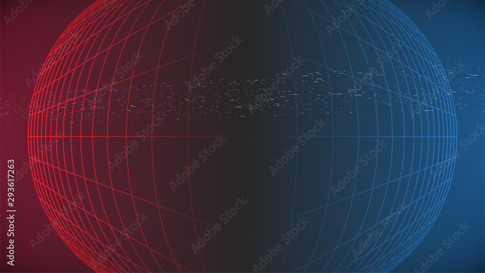 Poster synthwave background. retro futuristic 80s style illustration. dark 3d backdrop with curved perspect