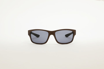 purple sunglasses isolated on white background