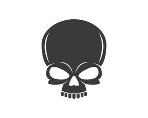 skull bone logo vector illustration