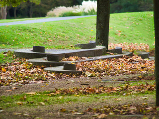 Treppe im Herbst