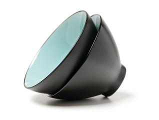 bowl of china on white background