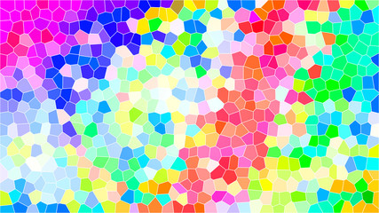 An abstract colorful mosaic background image.