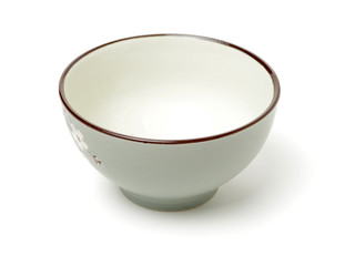  bowl of china on white background