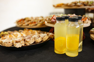 Food and drinks for corporate events, parties, conferences, summits.