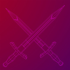 Blade sword or knife bayonet