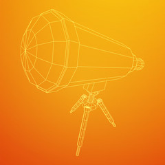 Astronomical telescope scientific instrument for exploring