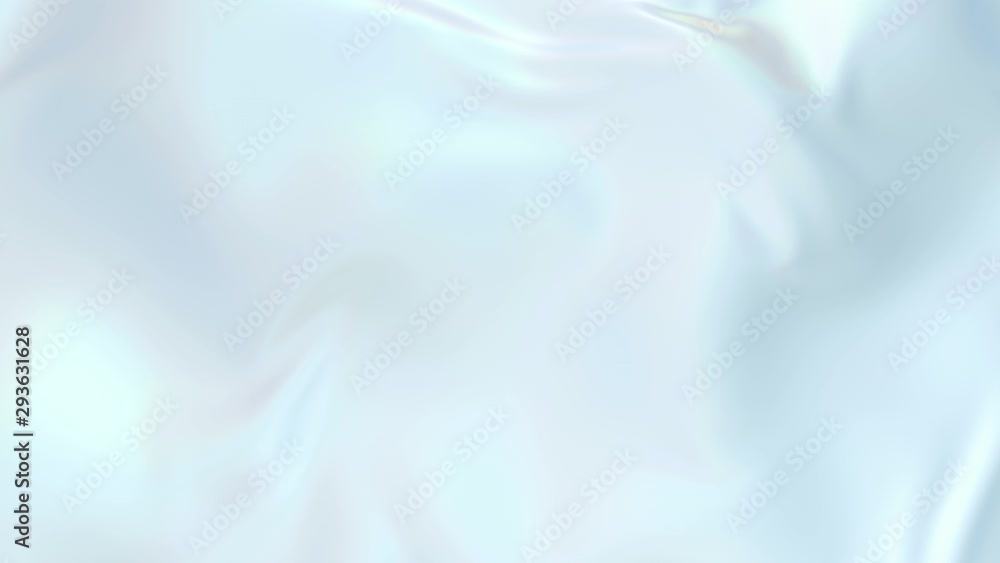 Aufkleber 4k 3d animation of wavy surface forms ripples like in fluid surface and the folds like in tissue. wh