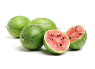 watermelon on white background 