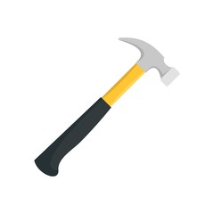 House hammer icon. Flat illustration of house hammer vector icon for web design