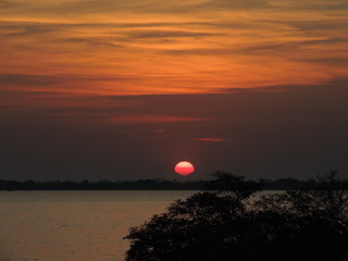 Pôr  do Sol Guaíba