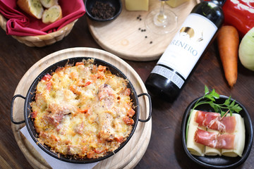 arroz con costra