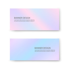 Web banner design background with pastel colors