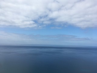 clouds over the sea