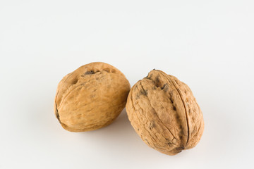 walnut isolated on white background