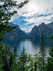 view from Jenny Lake Overlook