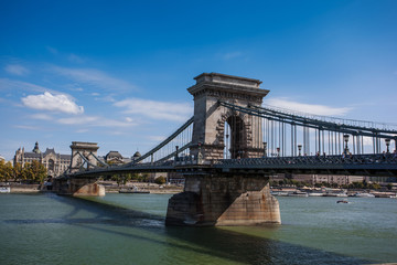 Obraz premium Kettenbrücke, Budapest