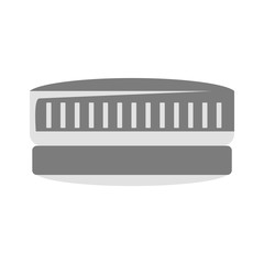 Contact len case icon. Flat illustration of contact len case vector icon for web design