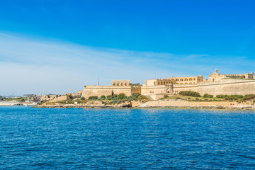 Landscape of old Fort Manoel