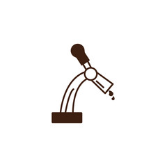 beer dispenser tap oktoberfest celebration isolated icon