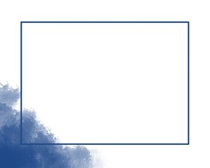 Watercolor background on a white background with space to put text  Business presentations or meetings