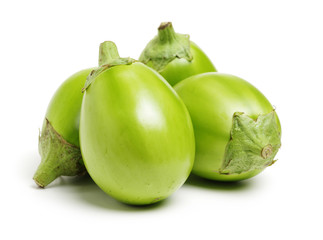 aubergine isolated on white background