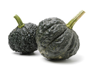 Japanese pumpkin on white background