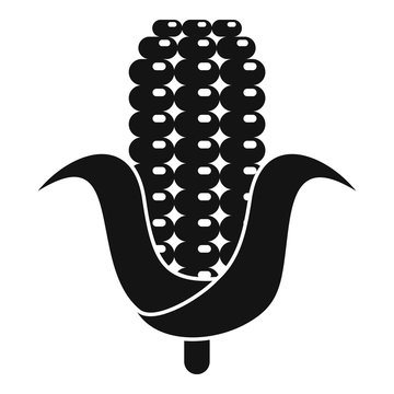 recommend clip art: Eco corn icon. Simple illustration of eco corn vector icon for web design isolated on white background