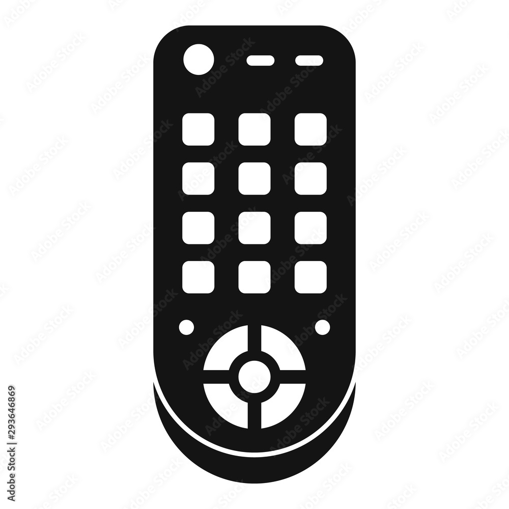 Poster ir remote control icon. simple illustration of ir remote control vector icon for web design isolated
