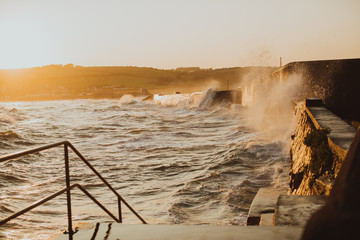 Spectacular Ocean in Garretstown Beach, Kinsale, Ireland