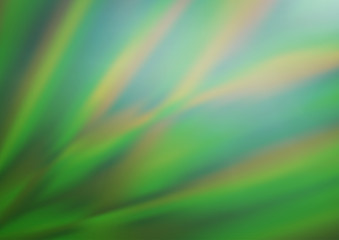 Light Green vector blurred and colored template. Colorful abstract illustration with gradient. The template can be used for your brand book.