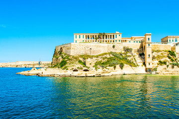 Beautiful landscape of the maltese mediterranean coast