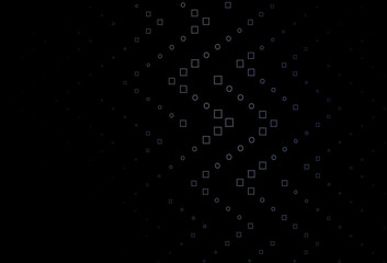 Obraz premium Dark BLUE vector cover with polygonal style.