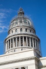 Kuba - Capitol - Kuppel wird saniert