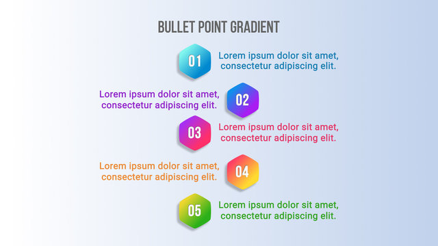 Bullet Point Gradient