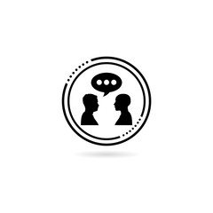 Communications icon isolated on white background