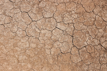 Dry cracked earth texture background. Cracked soil or mud pattern, Surface of drought land