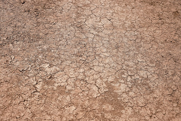 Dry cracked earth texture background. Cracked soil or mud pattern, Surface of drought land
